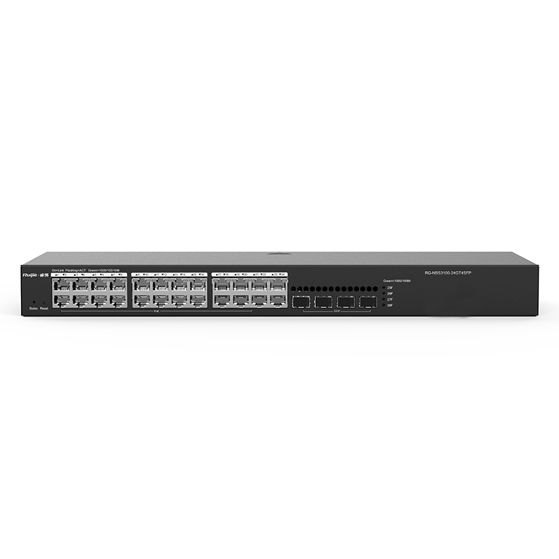 銳捷睿易RG-NBS3100-24GT4SFP 面向中小企業的高性價比千兆網管交換機
