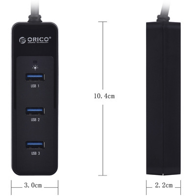 【電腦usb分線器一拖四usb hub分線器接口usb集線器擴展】價格,廠家,圖片,USB HUB/分線器,深圳市開元博創科技-